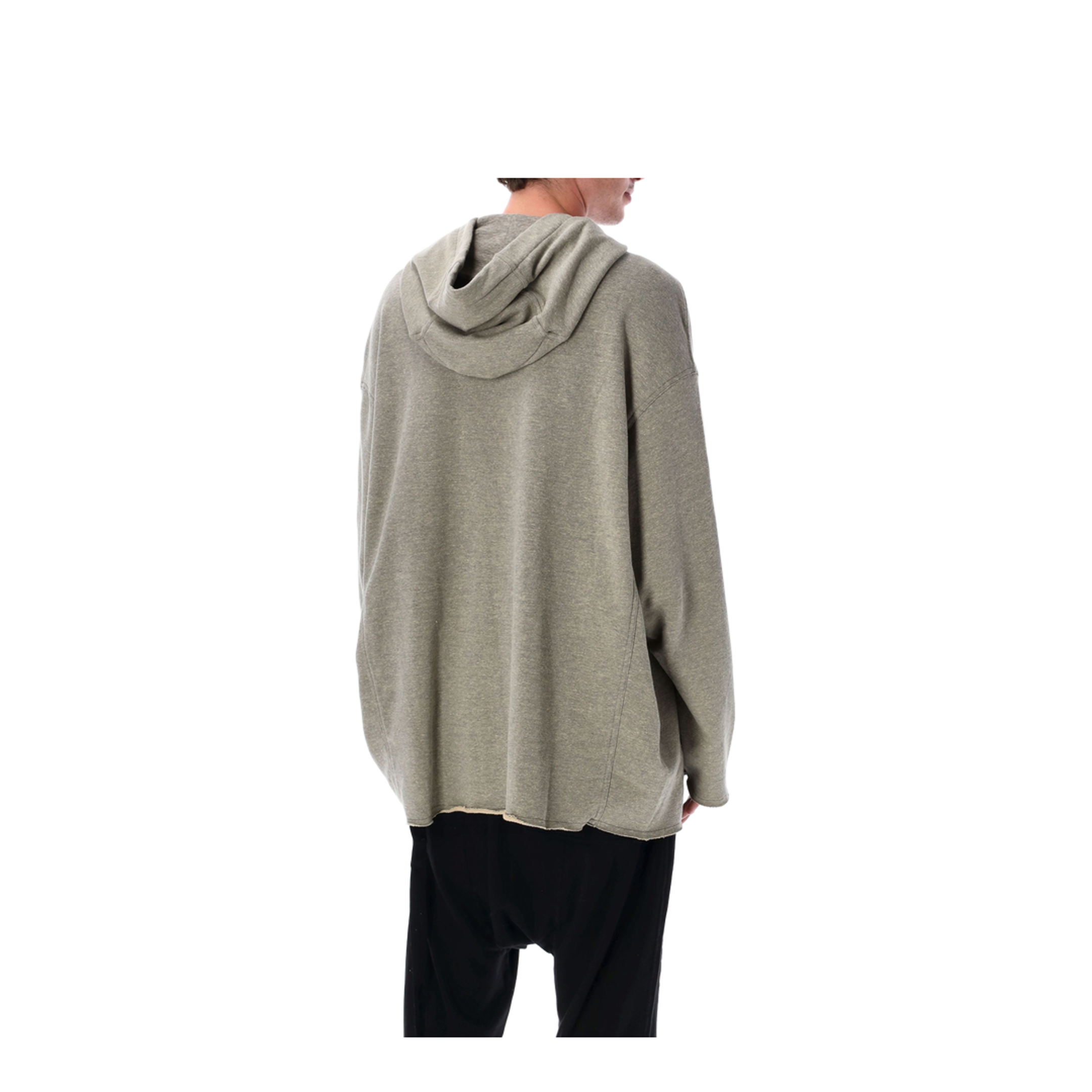 MAYFEYR - Rick Owens - Grey Melange Peter Hoodie Sweatshirt - DU02E7280FGM178