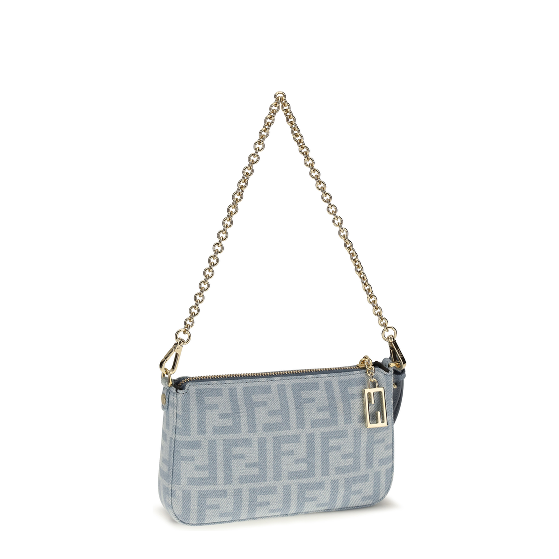 MAYFEYR - Fendi - Denim Baguette Clutch - 8BS073AY6Y