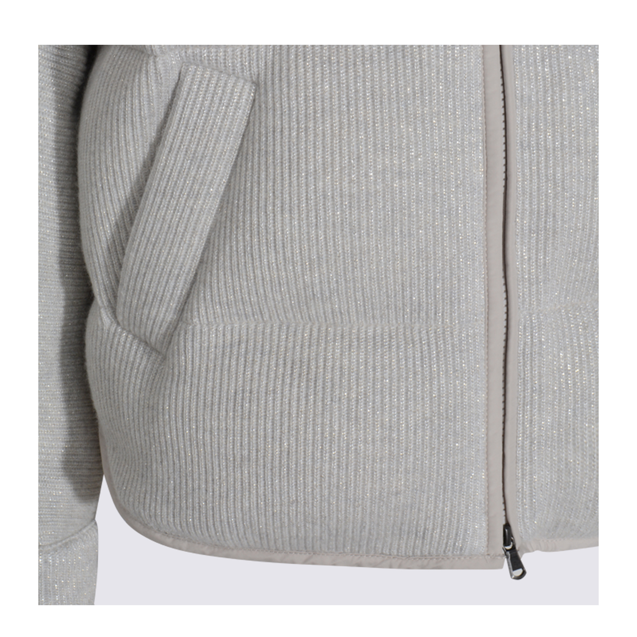 Lame Wool Down Jacket