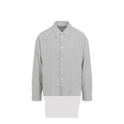 MAYFEYR - Studio Nicholson - Nostra Long Sleeve Shirt - NOSTRASNM1482PARCHMENT