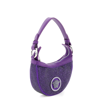 Mini Hobo Bag with Crystals