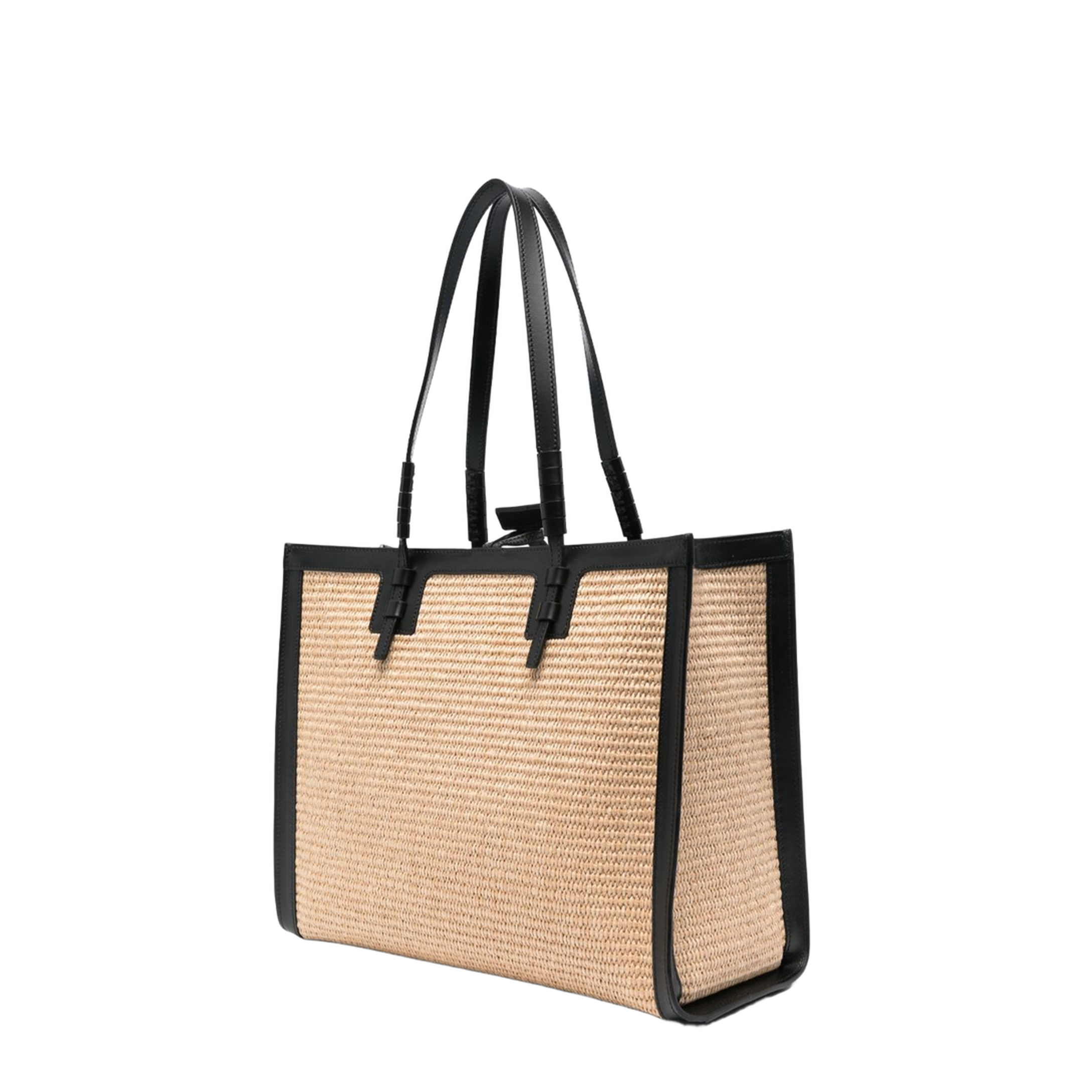 Beaurivage Braided Raffia Tote - Multicolor