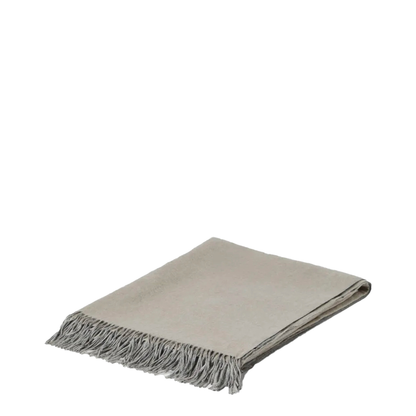 Silk Plaid With Fringes