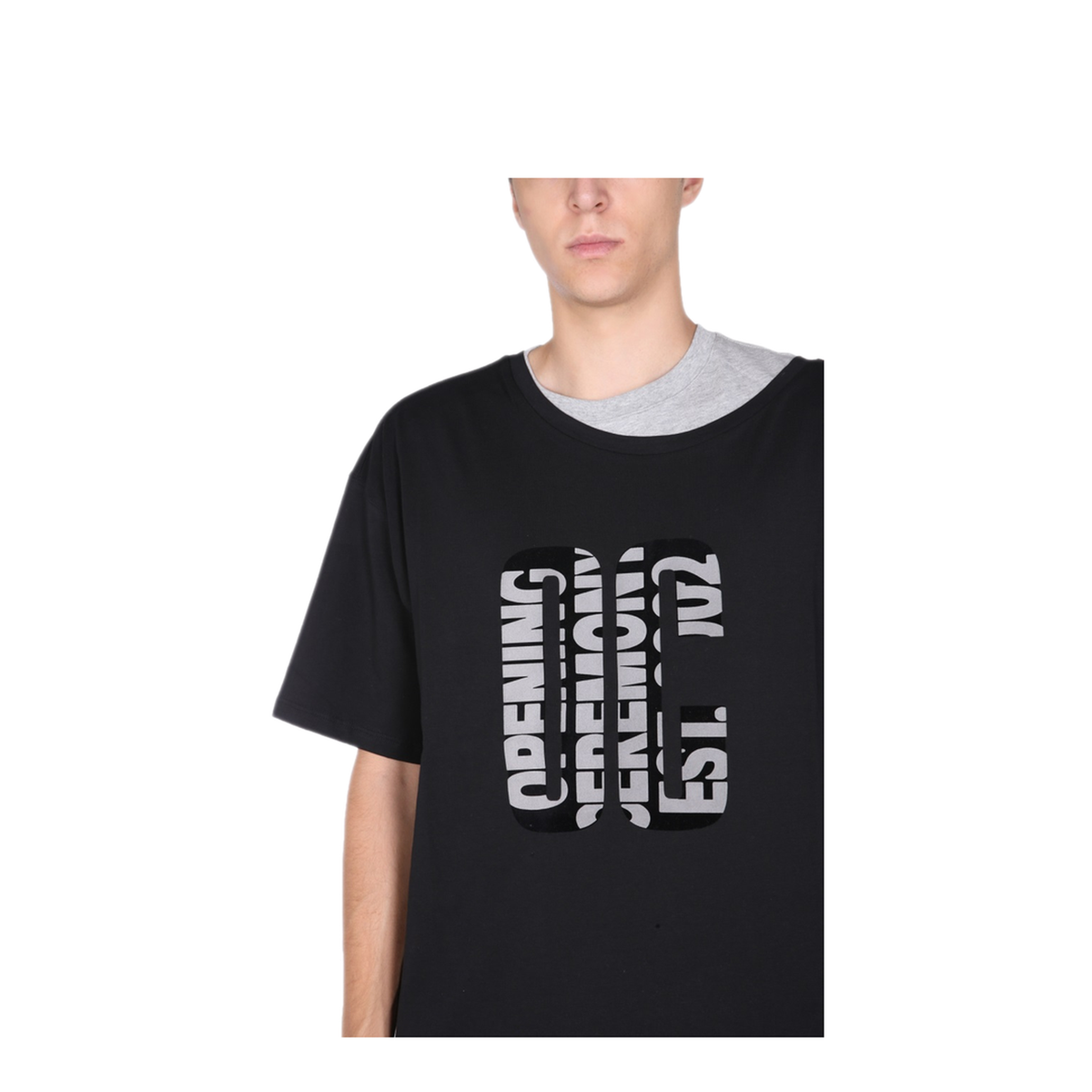 MAYFEYR - OPENING CEREMONY - Double Collar T Shirt - YMAA009F21JER0011005