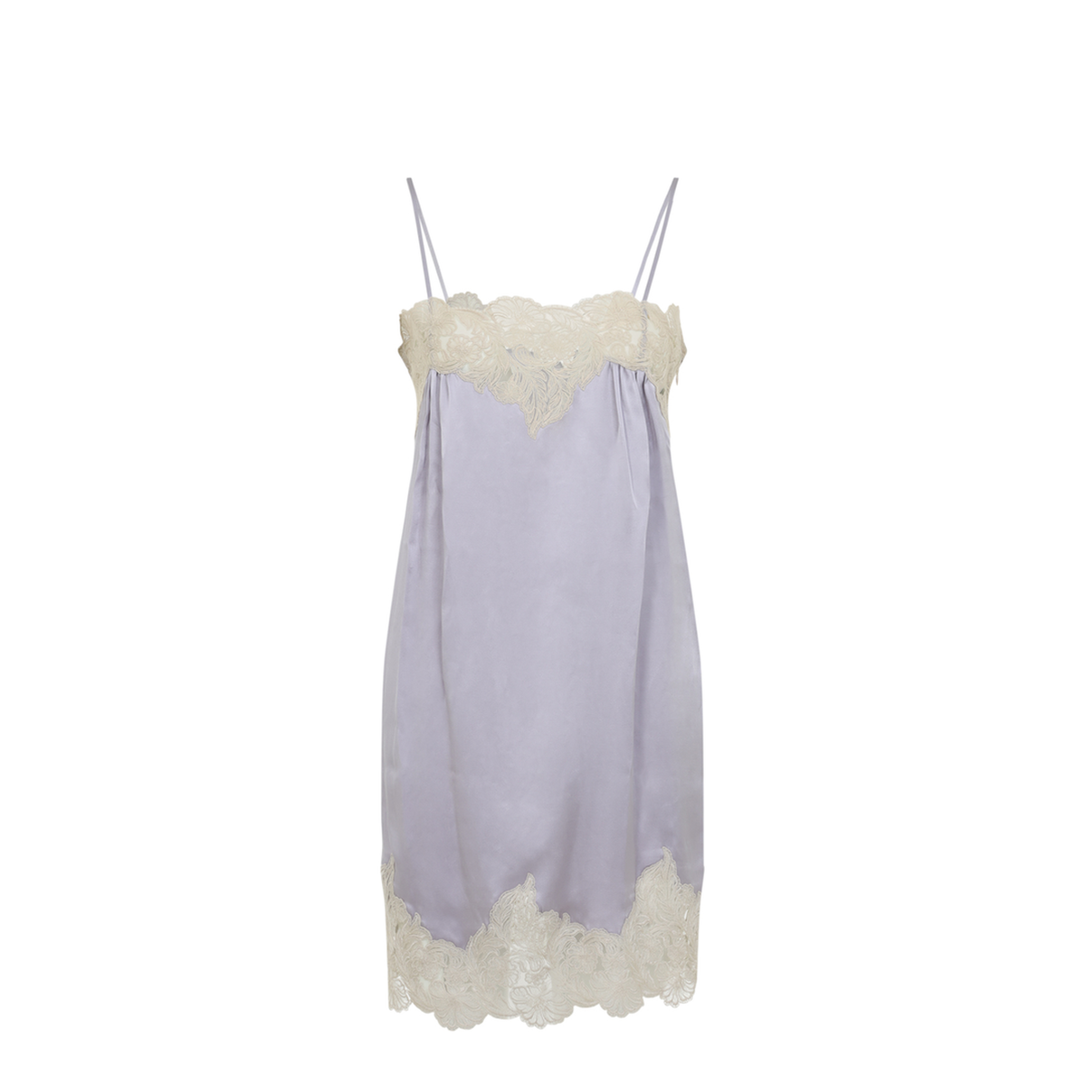 Lilac Satin Dress