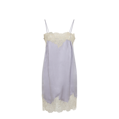 Lilac Satin Dress