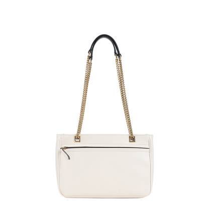 Ivory Nappa Leather Small Viva Superstar Shoulder Bag