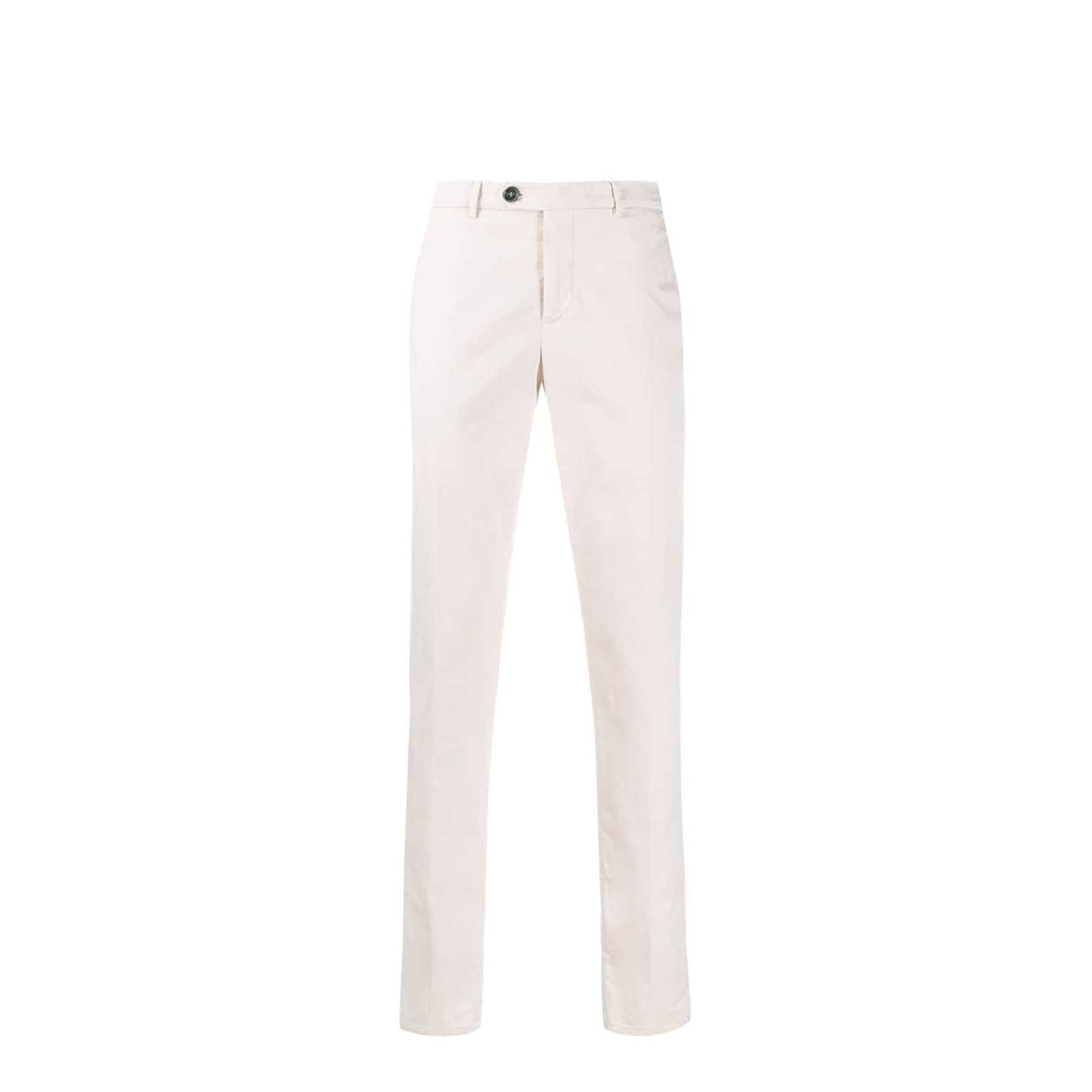 Off White Stretch Cotton Classico Slim Fit Chinos