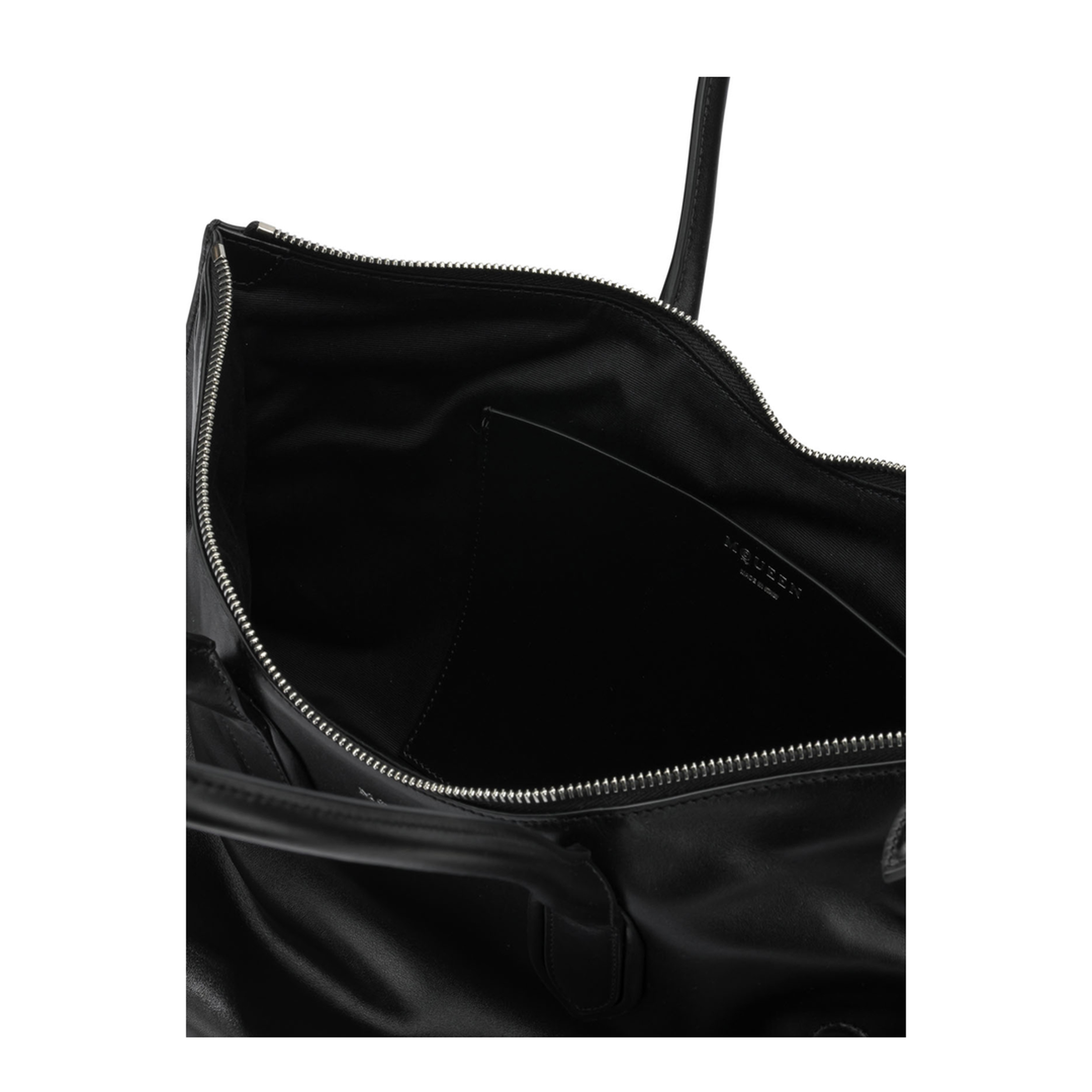 Manta Bag Medium Calf Leather Shoulder Bag - Black