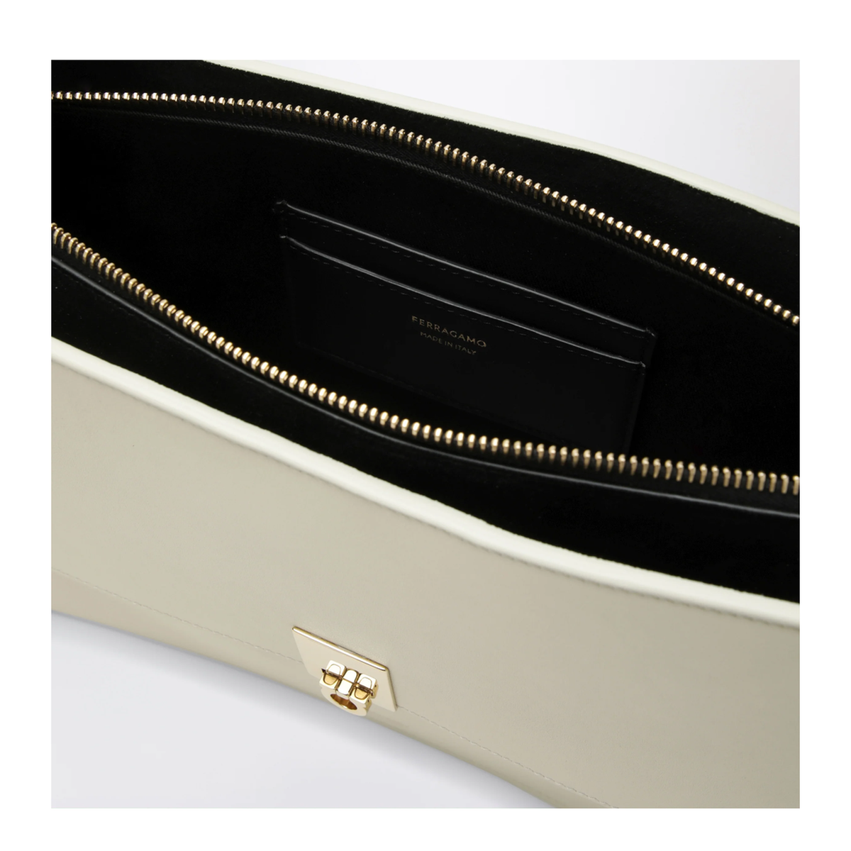 MAYFEYR - Ferragamo - Cara Bag Size S Mascarpone - 0797389LEMN