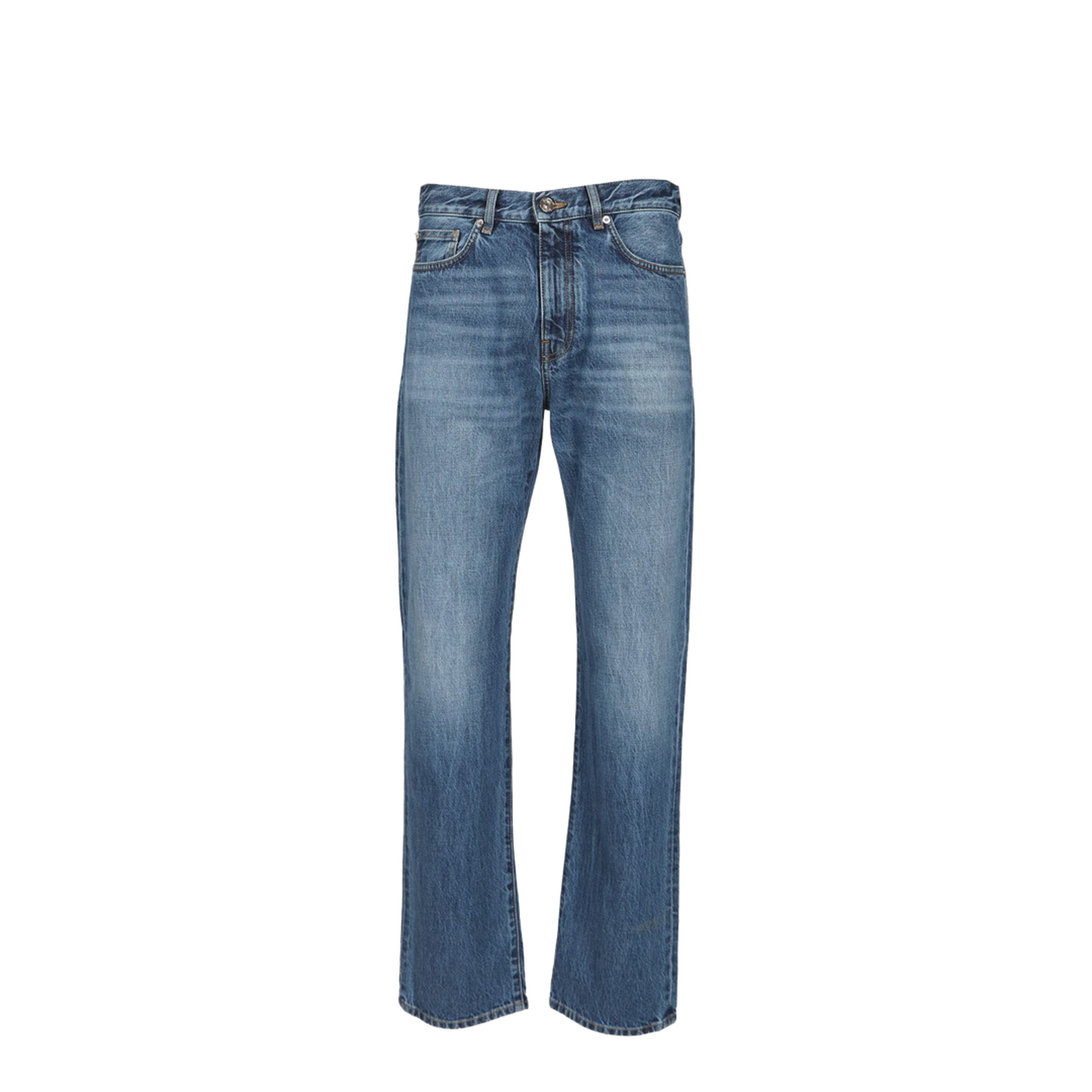 Stone Washed Jeans - Blue