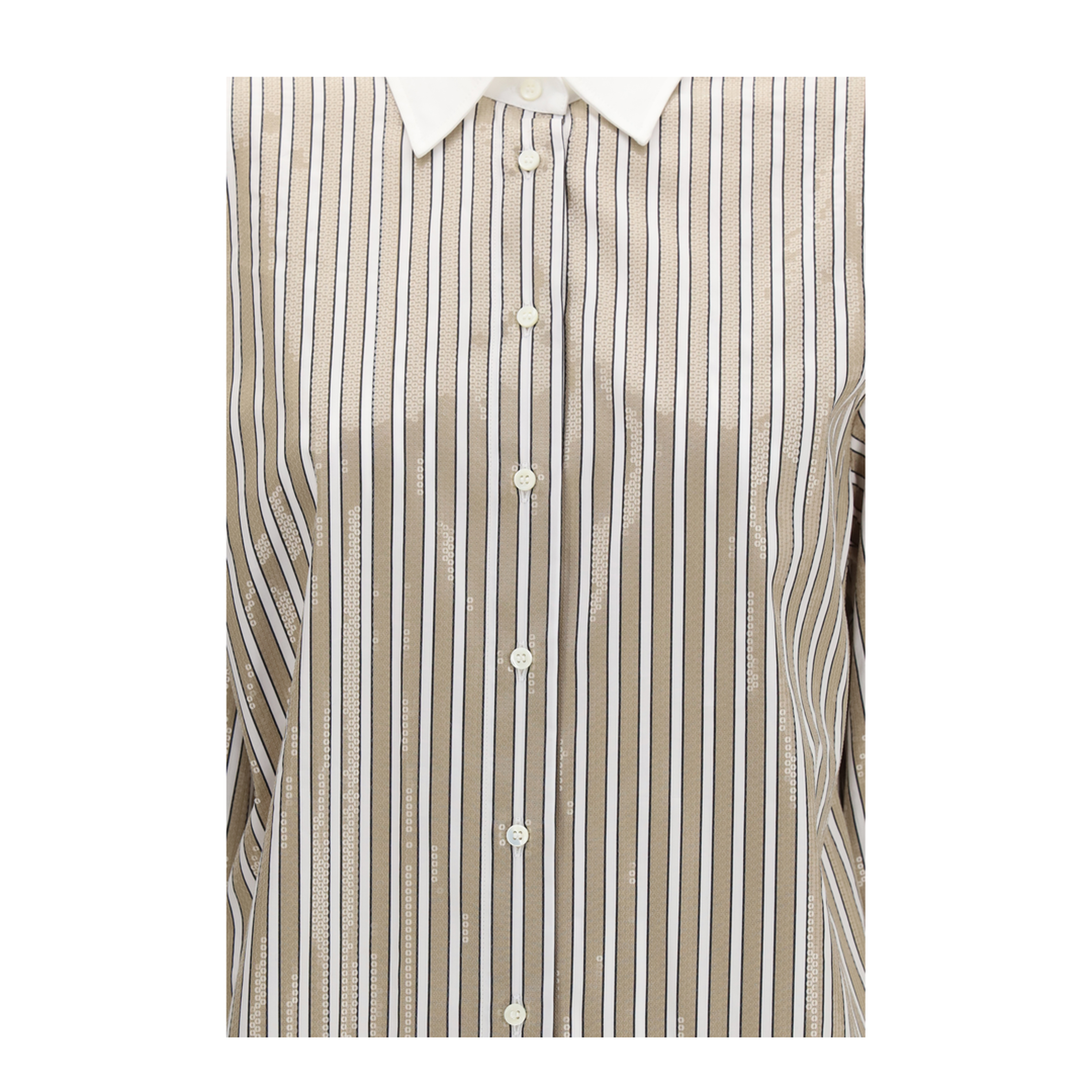 MAYFEYR - Brunello Cucinelli - Dazzling Stripes Cotton Shirt - MH749MX306