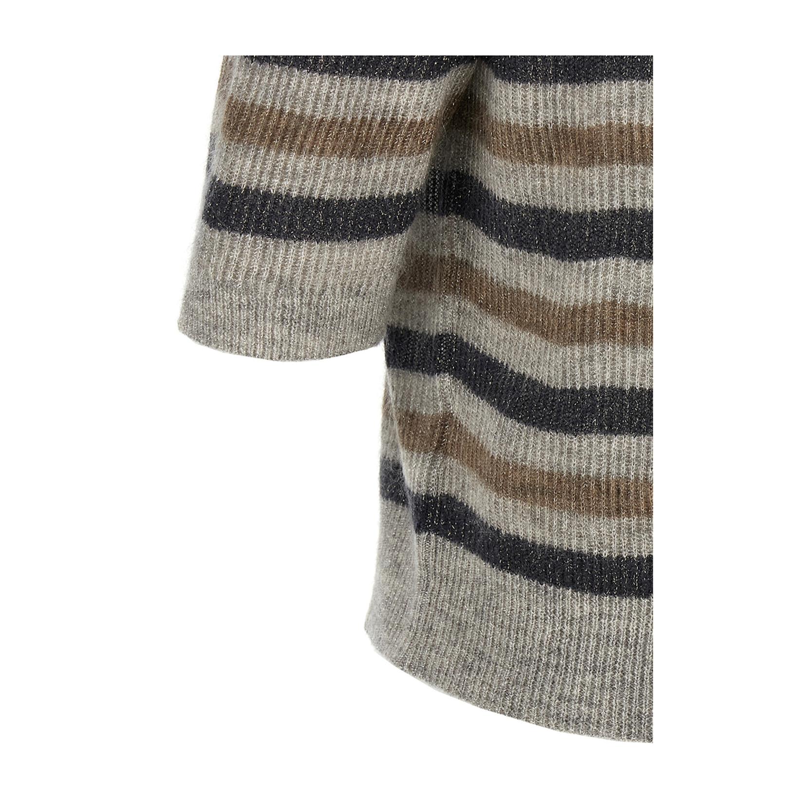 Lurex Wool Cropped Sweater