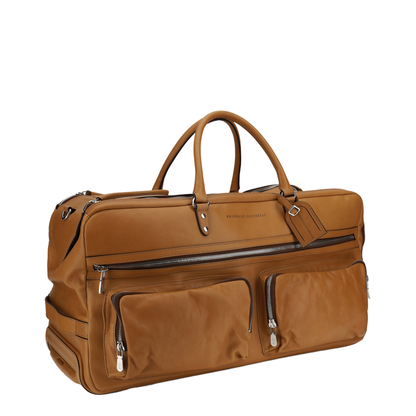 MAYFEYR - Brunello Cucinelli - Leather Trolley Travel Bag - MBTGBU343