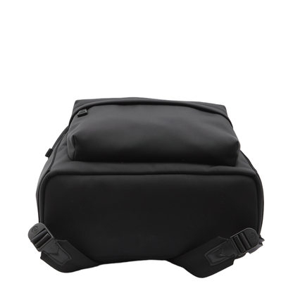 New Pierrick Metal Logo Backpack - Black