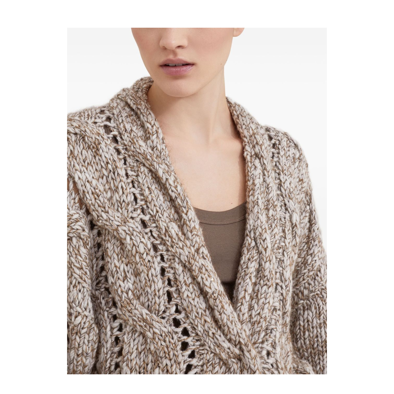 Wool and Cashmere Cardigan