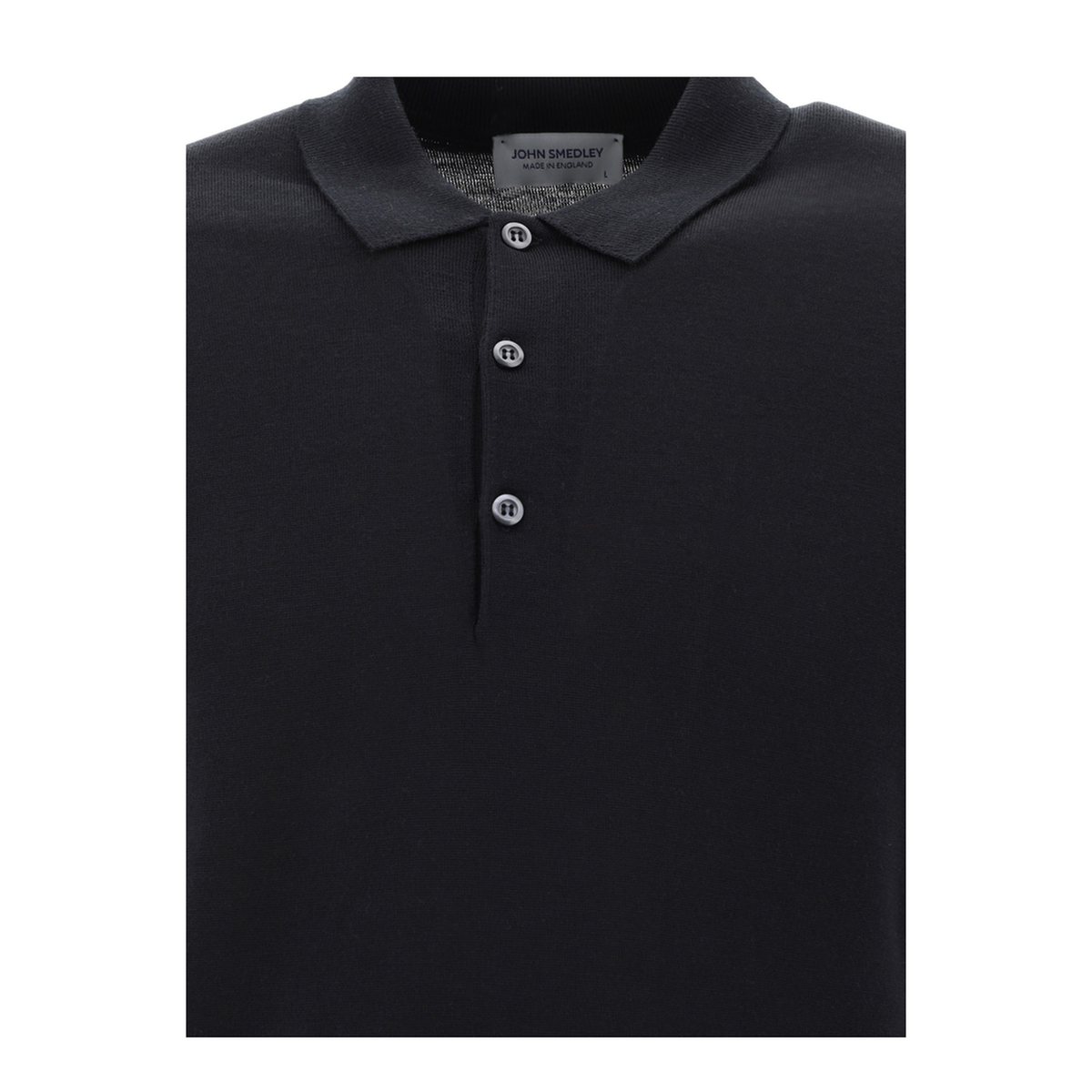 MAYFEYR - John Smedley - Belper Merino Wool Polo Shirt - BELPERBLACK