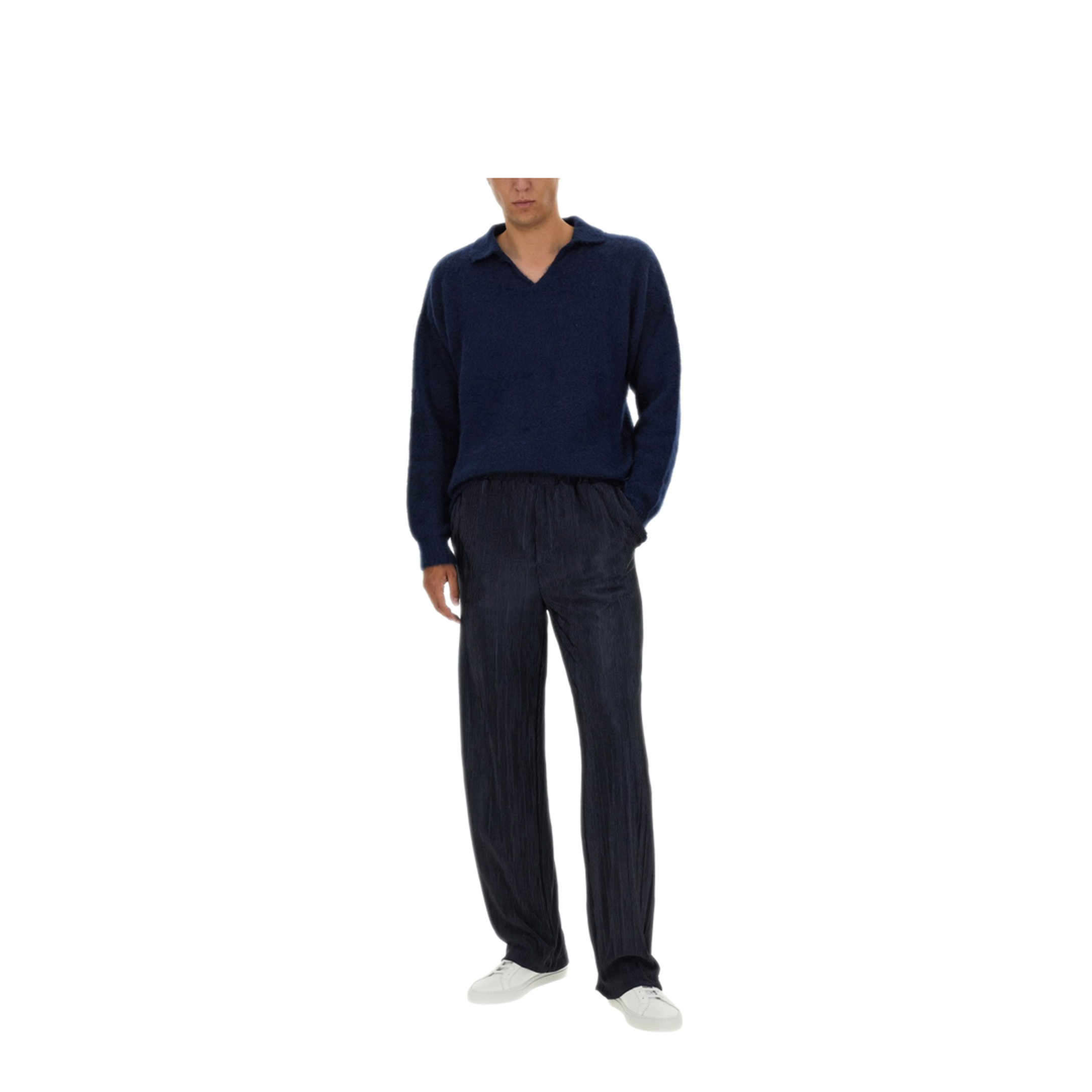 MAYFEYR - FAMILY FIRST - Knitted Polo - SWF2404DARKBLUE
