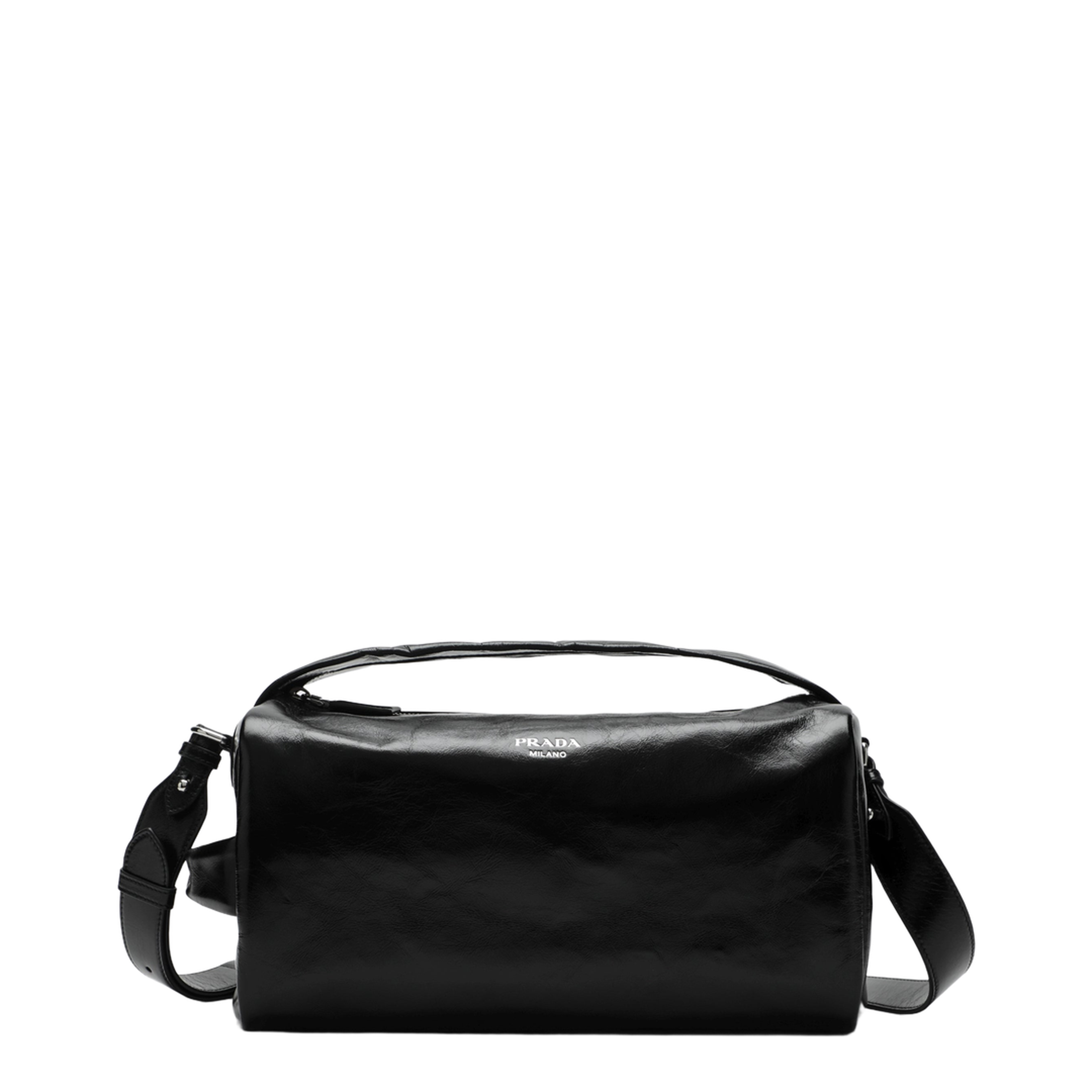 Calfskin Shoulder Bag - Black