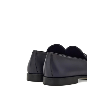 MAYFEYR - Ferragamo - Shaded Leather Loafers - 0223850784405NAVY