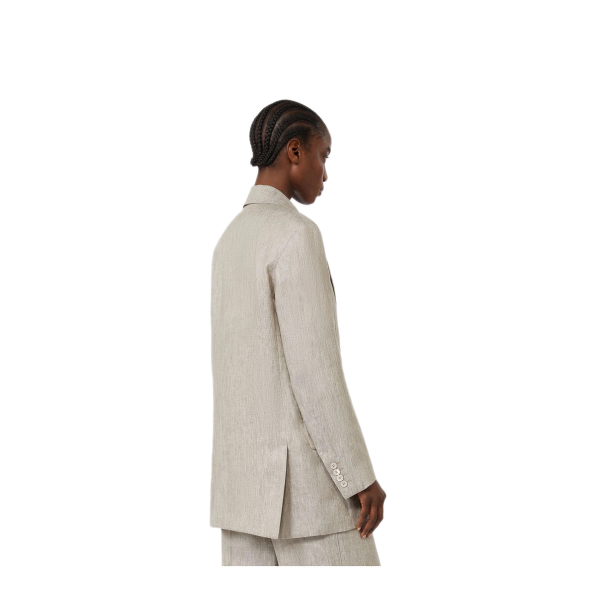 MAYFEYR - Max Mara - Mottled Linen Twill Blazer - 2611041032600002