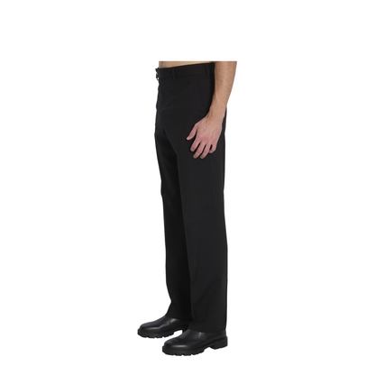 Black Wool Trousers