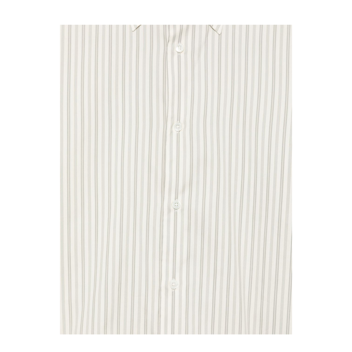 MAYFEYR - Auralee - Beige Vertical Stripe Shirt - A26AS01CSLIGHTGRAYSTRIPE