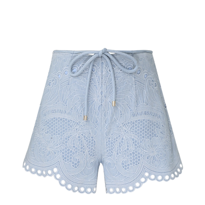Daylight Embroidered Denim Shorts