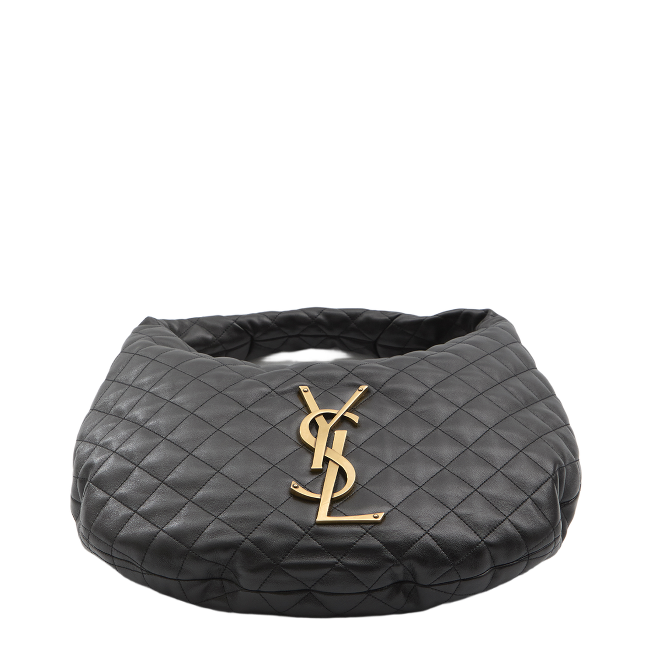 ICARE Hobo in Quilted Nappa in Black
