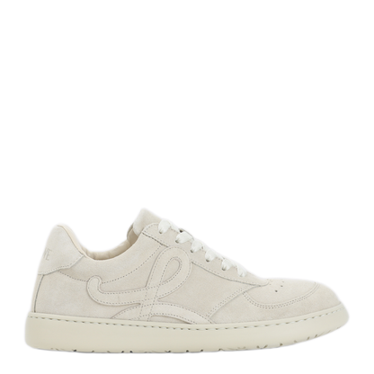 MAYFEYR - Loewe - Oat Milk Calf Leather Jambo Sneakers - LAB4282X028806