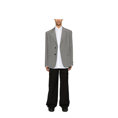 V Logo Cotton Poplin Shirt