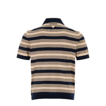 MAYFEYR - Prada - Embroidered Stretch Cotton Blend Polo Shirt - UMF064SOOO17O6F0008