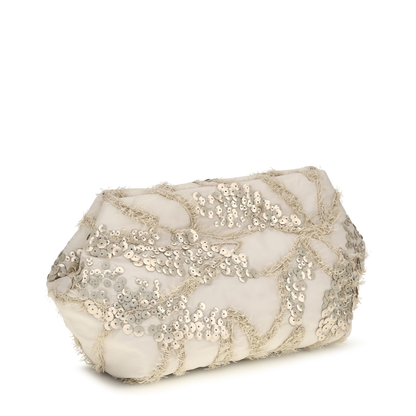 MAYFEYR - Brunello Cucinelli - Embroidered Silk Organza Clutch - MBQID2432