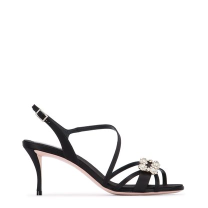 MAYFEYR - Roger Vivier - Mini Flower Strass Sandal 65 - RVW80844460RS0B999
