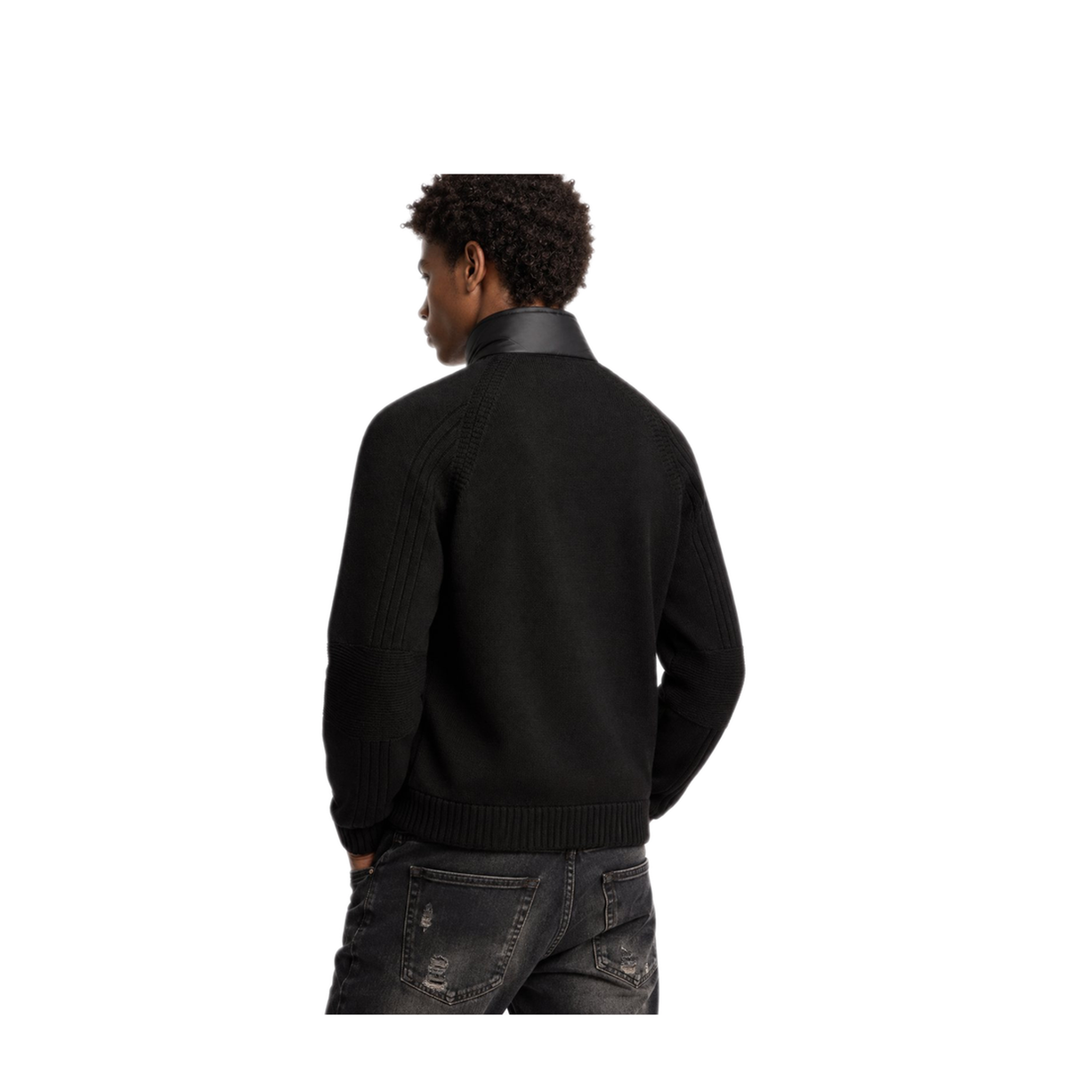 Cardigan Zip In Wool Blend