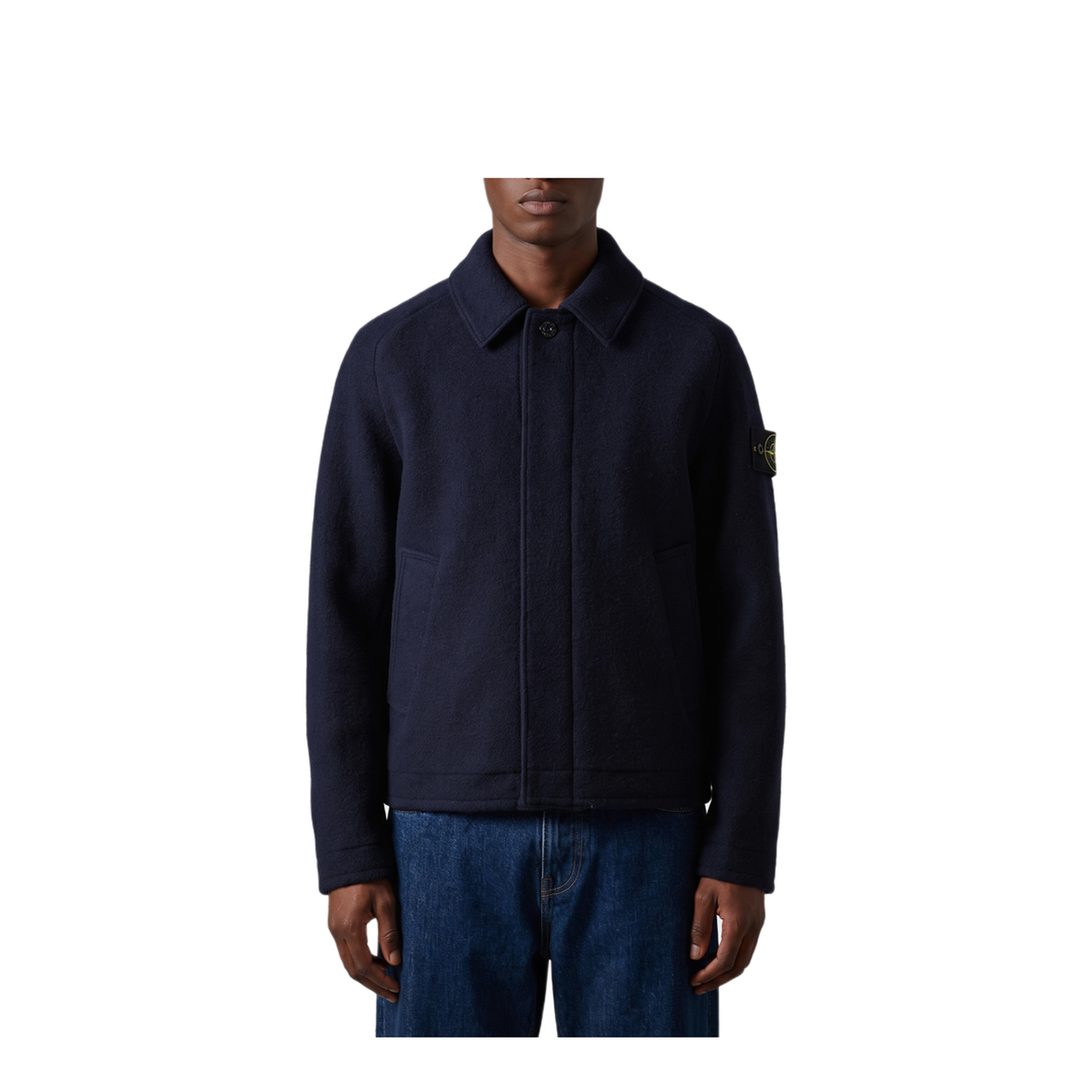MAYFEYR - Stone Island - Felted Rws Wool Overshirt - L2S155100042S0IN1V0020