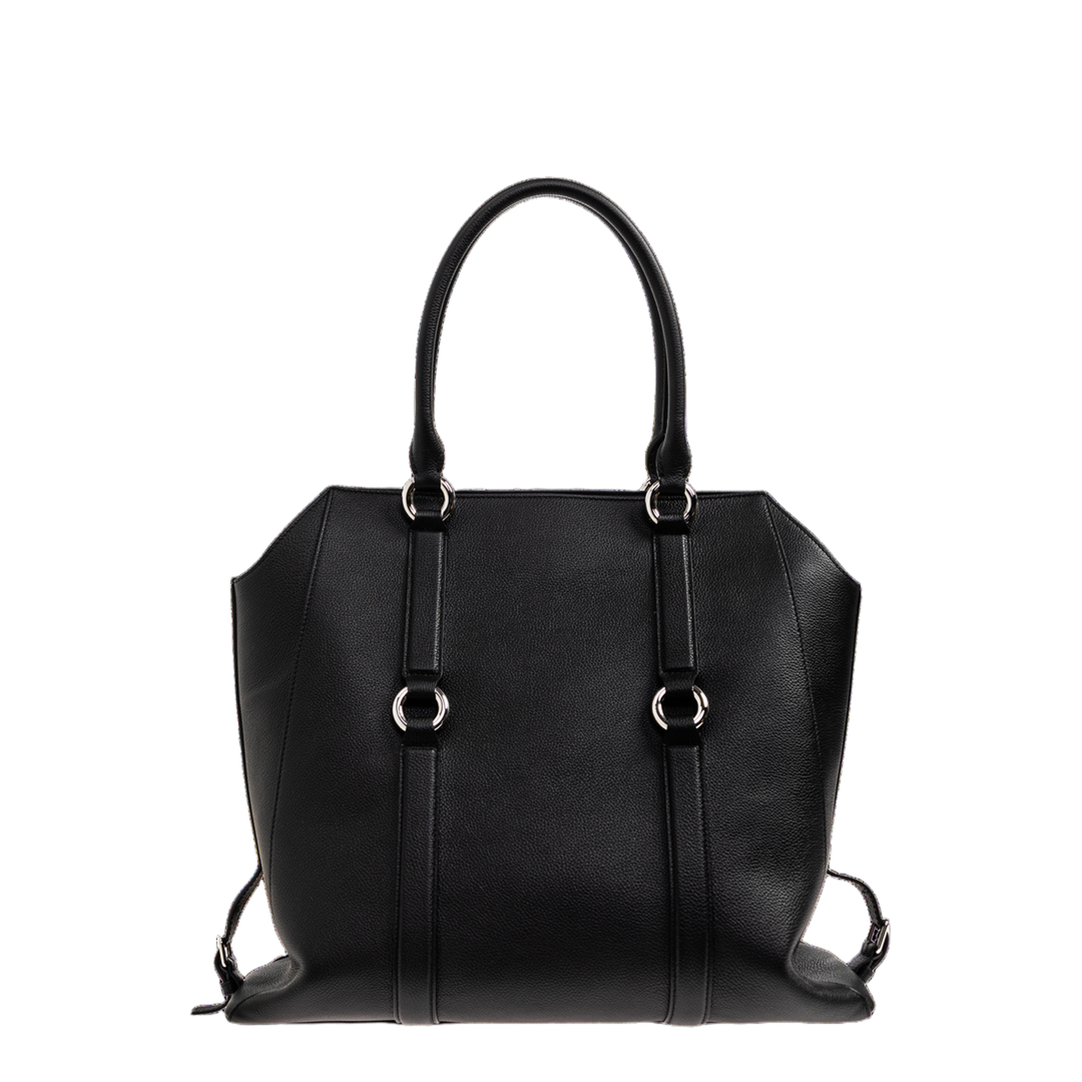 Farringdon Calfskin Shopper Bag - Black