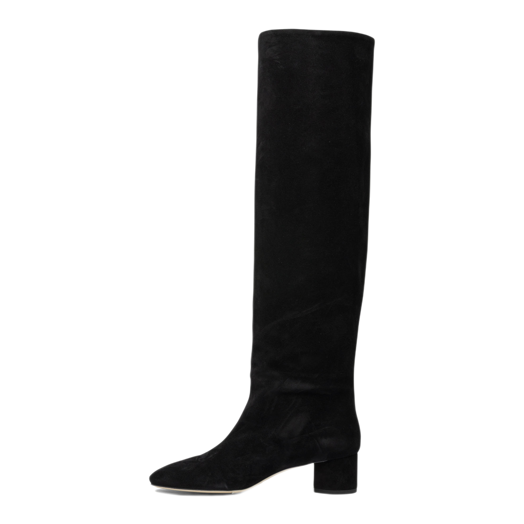 MAYFEYR - Aeyde - Willa 55 Mm Knee High Boots - WILLACOWSUEDELEATHERBLACK