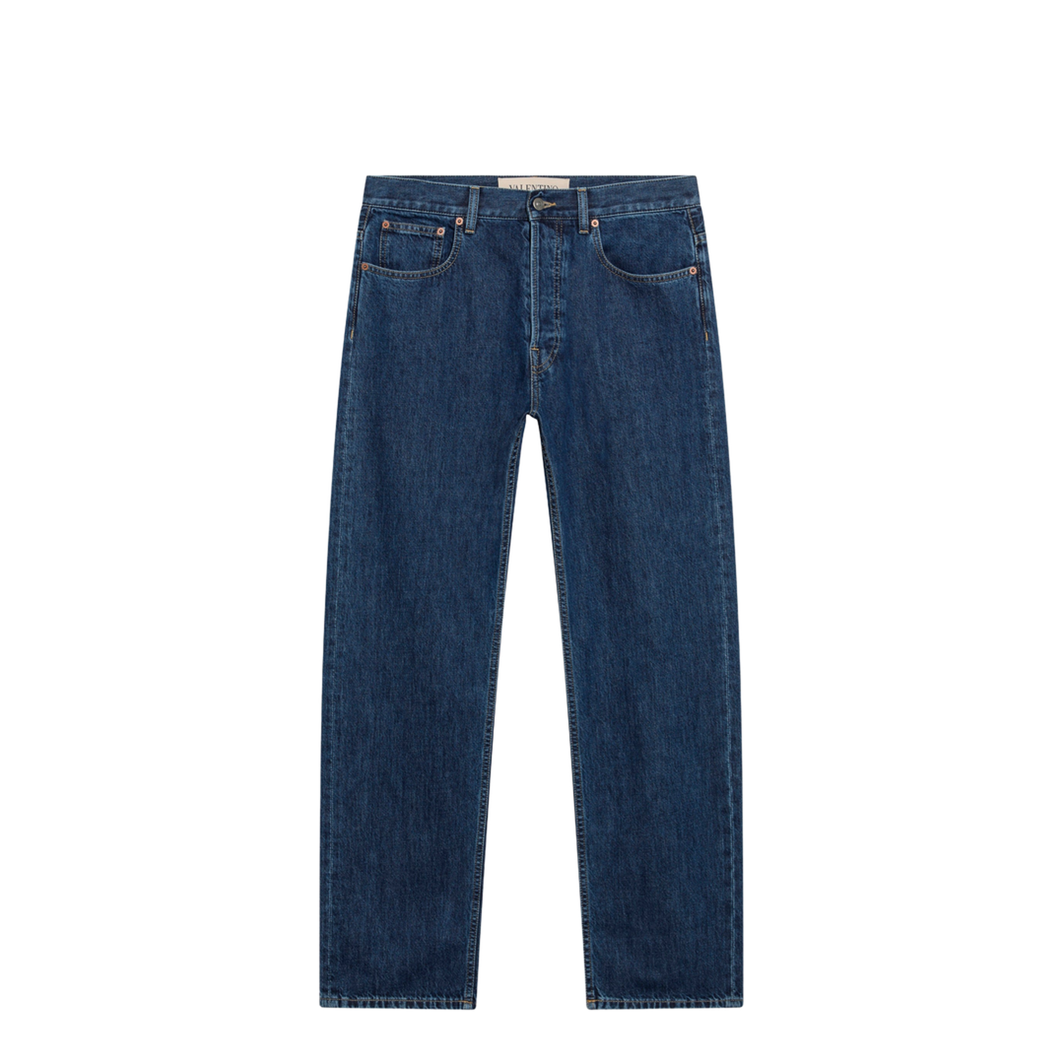 MAYFEYR - Valentino - Blue Jeans With Vlogo Detail - 9V3DE15EBKN558