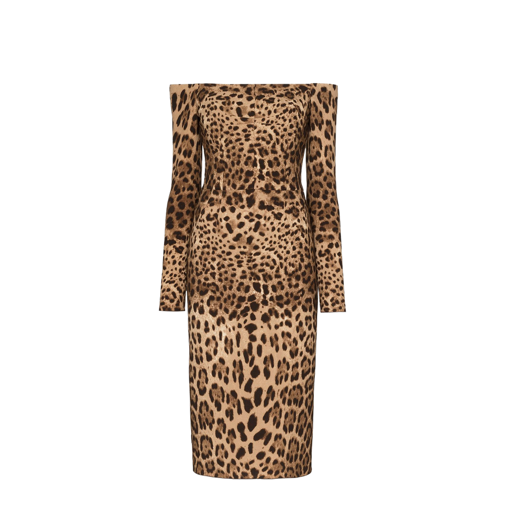 Leo Print Sheath Dress