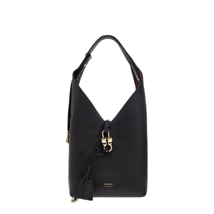 Leather shoulder bag
