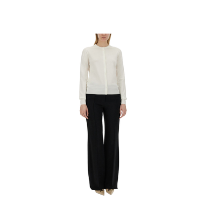 MAYFEYR - Dolce & Gabbana - Cardigan With Lace Inlays - FXJ16ZJEMM0W0800
