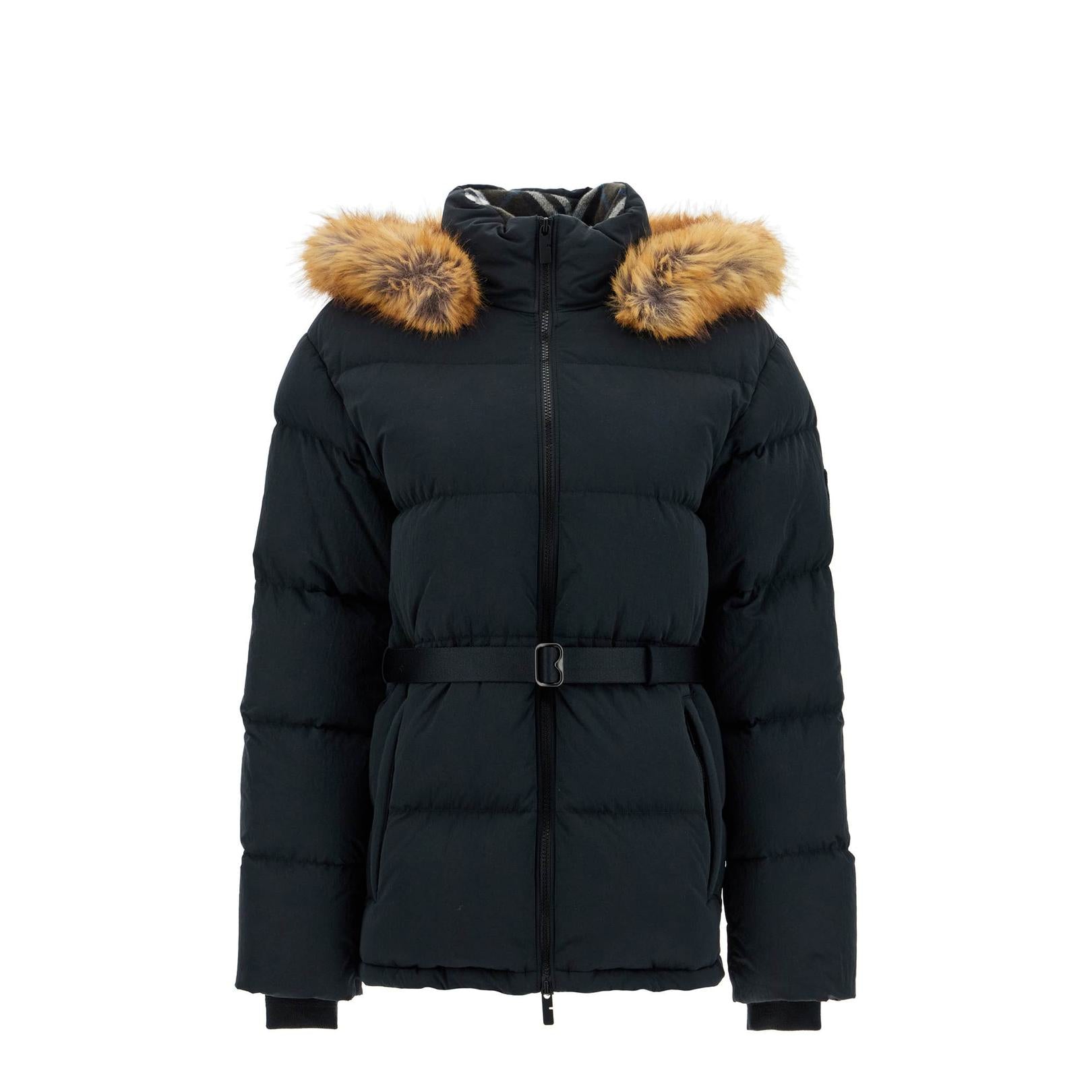 Burberry short nylon down jacket