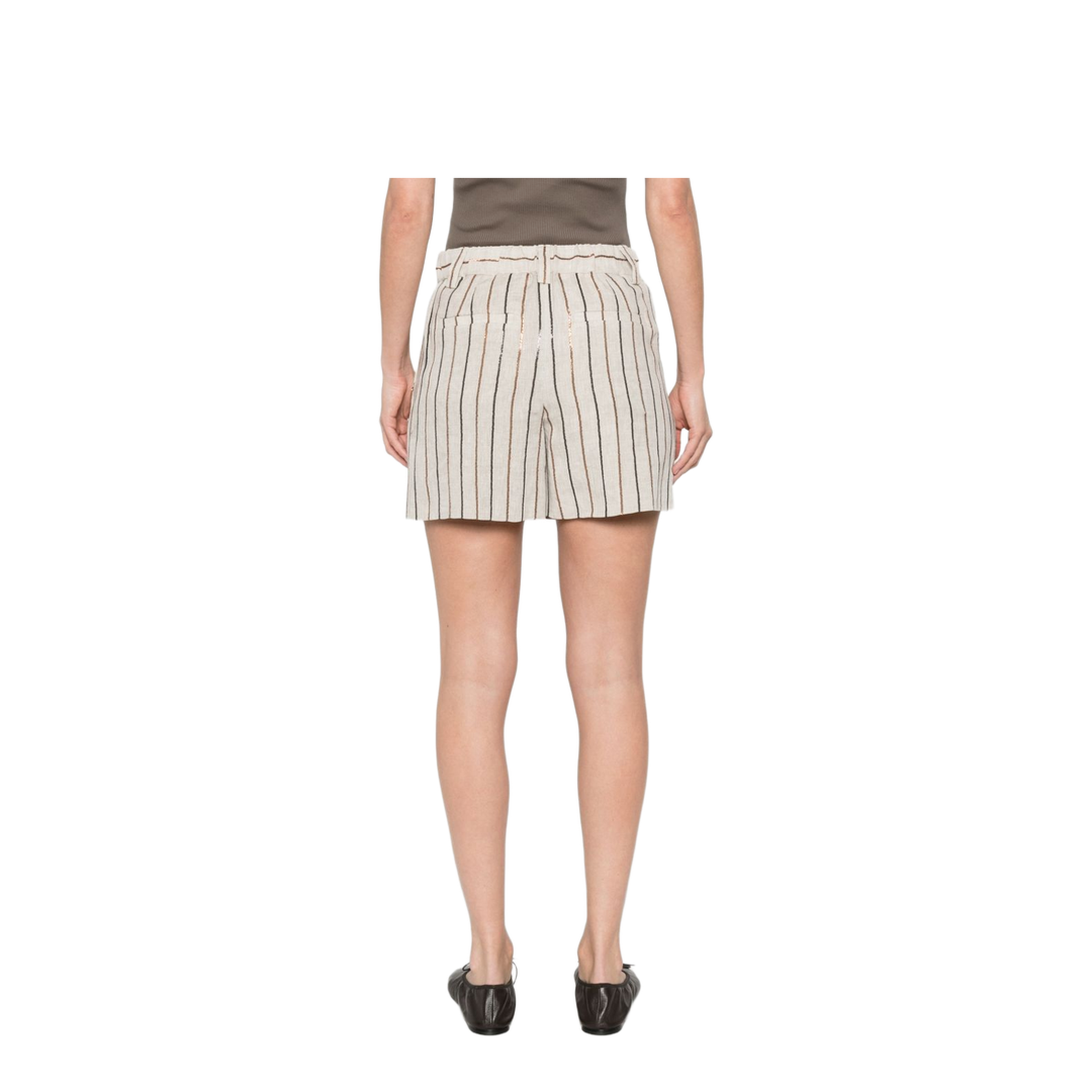 Women's Striped Shorts