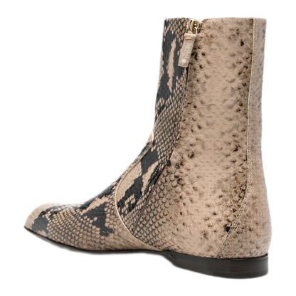 MAYFEYR - Khaite - Colt Snake-Effect Leather Ankle Boots - F1106803