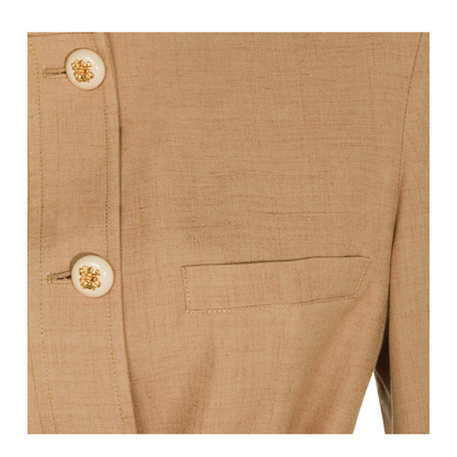Caban Embroidered Logo Jacket