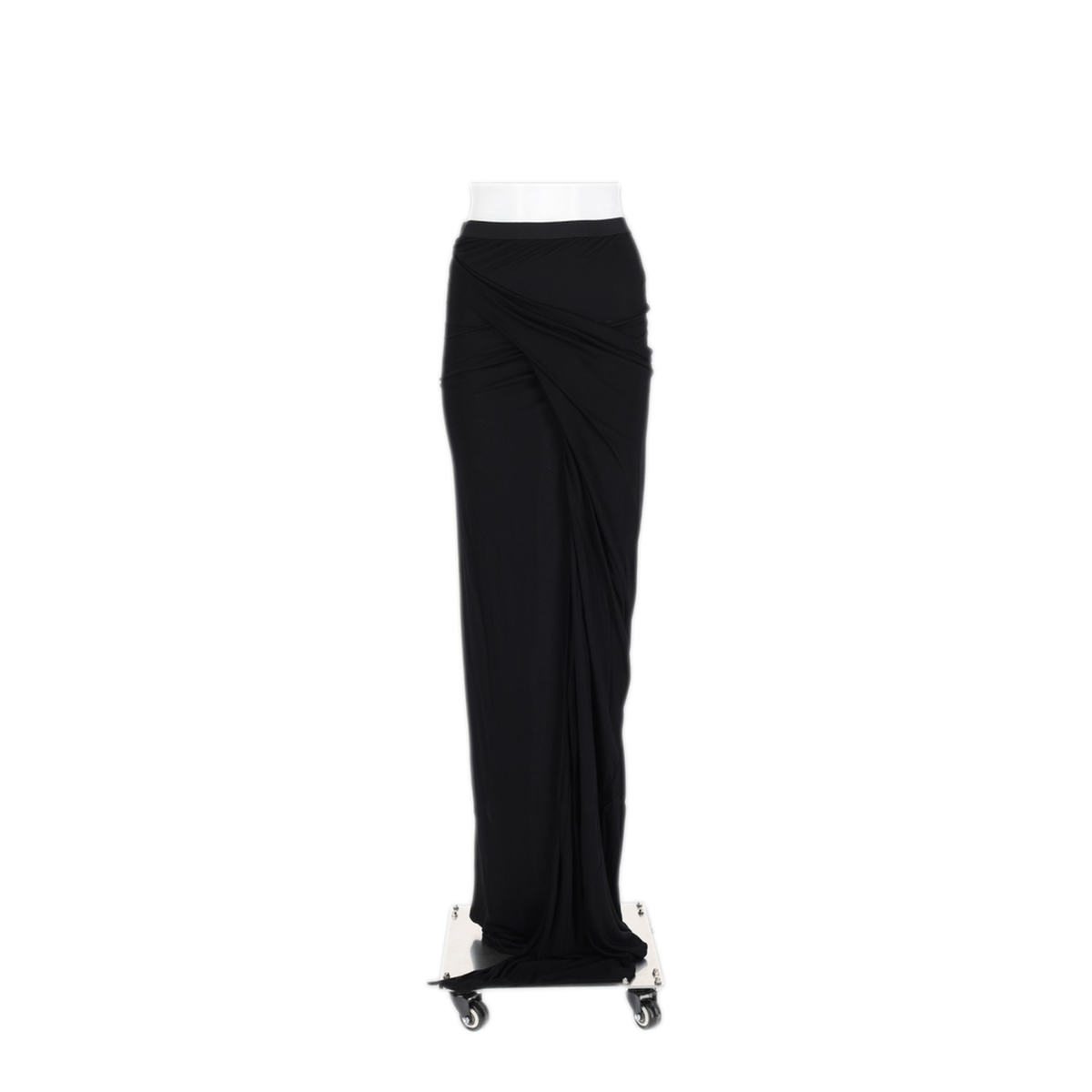Viscose Black Skirt