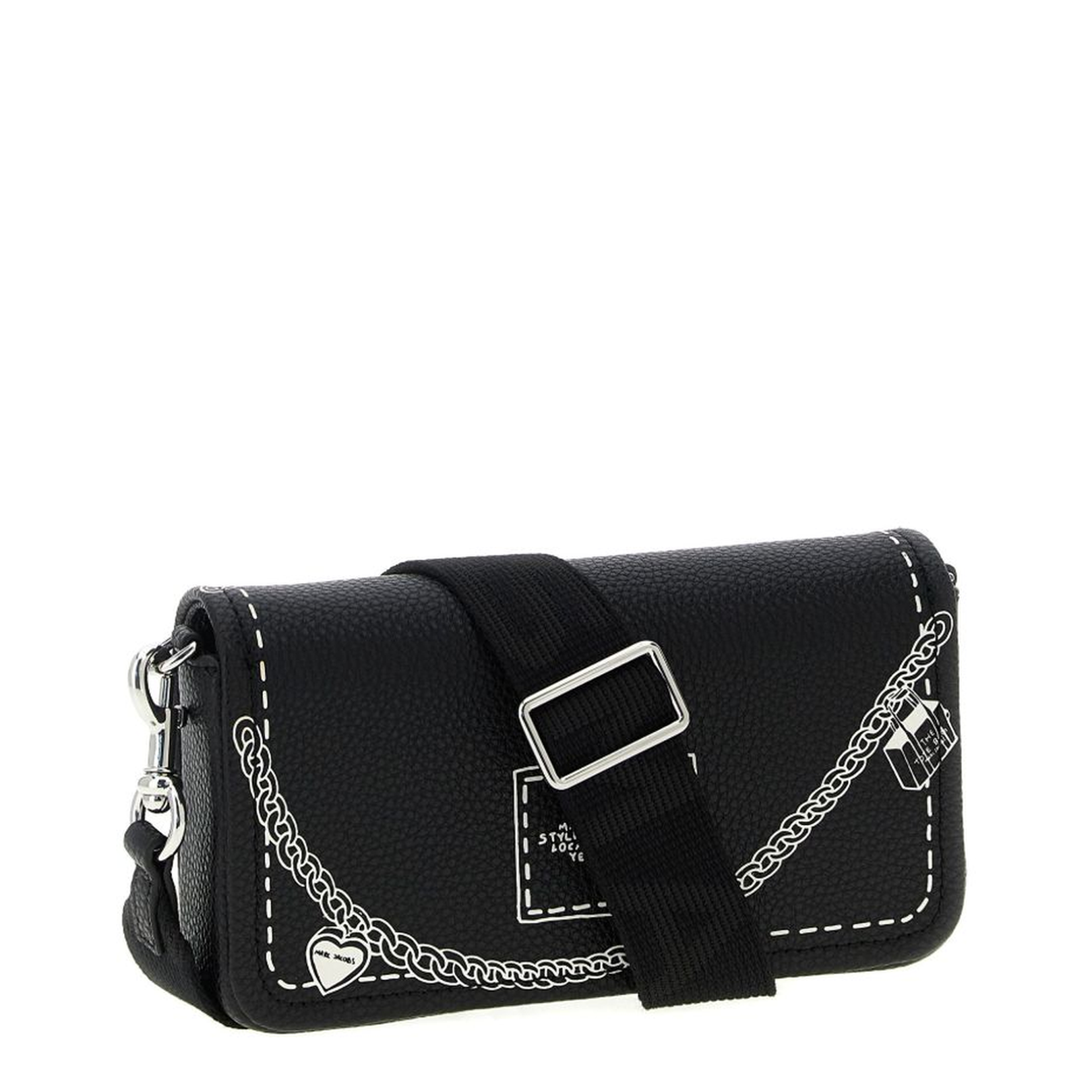 Trompe L'Oeil Leather Mini Crossbody Bag