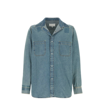 Ice Blue Denim Shirt