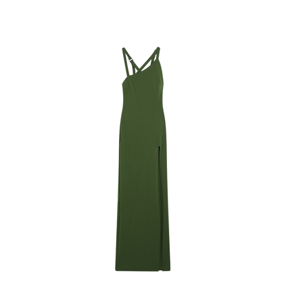 MAYFEYR - The Attico - Long Green Dress With Slit - 260WCW0026VVP002AA017